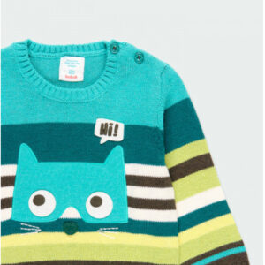 Maglioncino in tricot azzurro collezione boboli.es - immagine 5